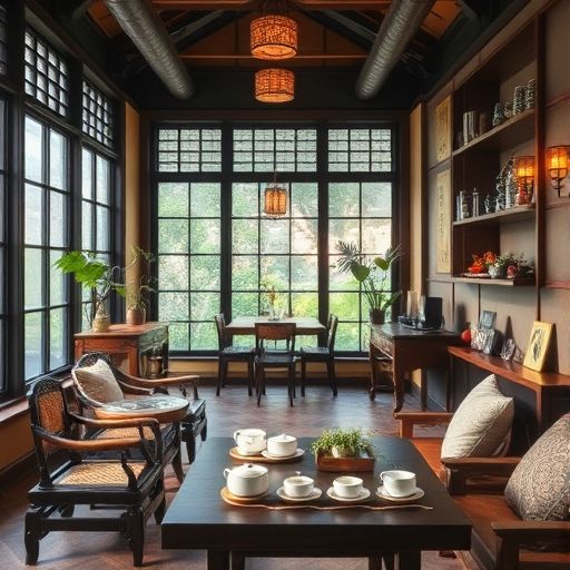 广州喝茶工作室内部