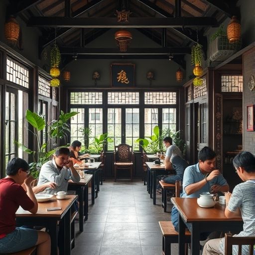 广州茶肆场景