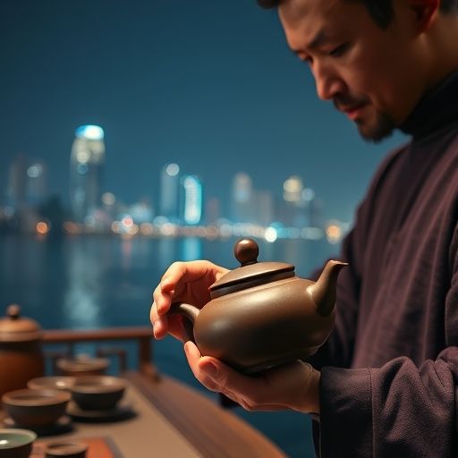 茶艺师泡茶场景