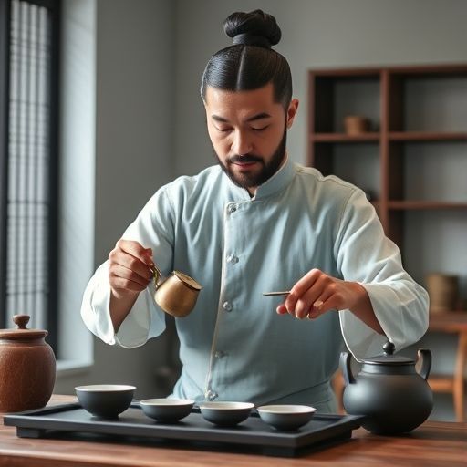 深圳茶艺师准备茶饮