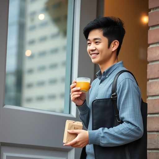 深圳年轻人享受品茶外卖