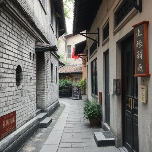 广州老城区茶肆巷弄