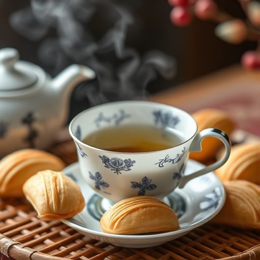 高端喝茶茶具与茶点