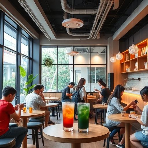 太古汇时尚茶饮店