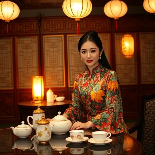 广州茶肆场景