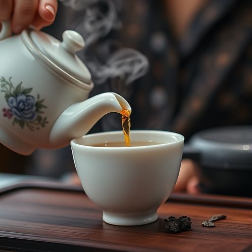 精美茶具冲泡