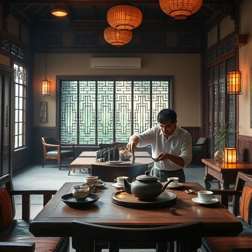 广州喝茶工作室茶艺场景