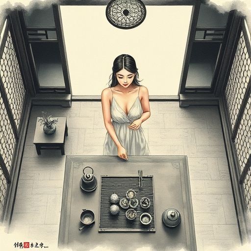 传统茶室温馨氛围