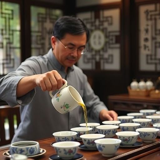 深圳罗湖喝茶会所茶艺师泡茶