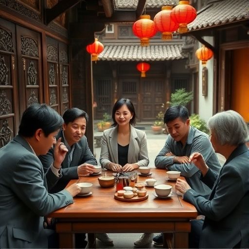 茶友品茶交流
