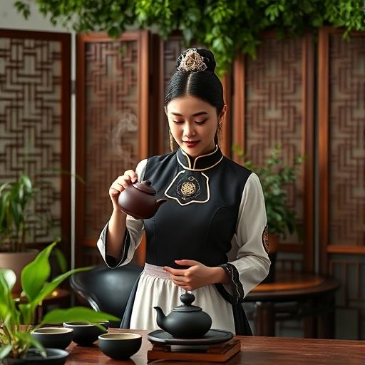 广州茶艺师示范泡茶