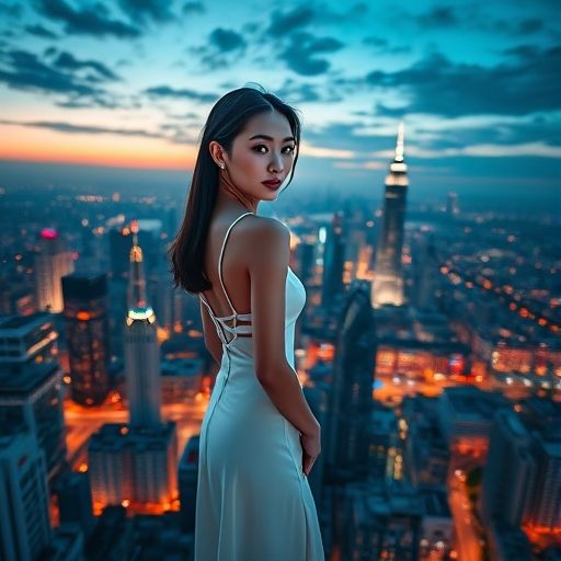 璀璨的都市夜景