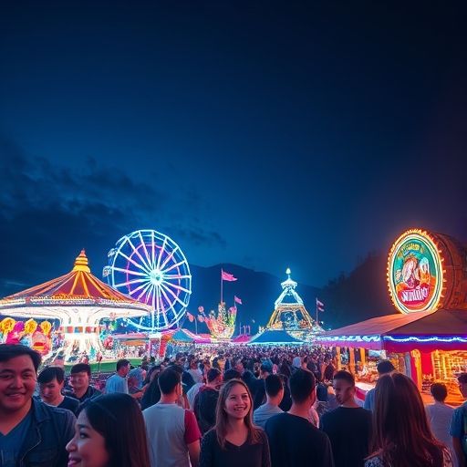 长隆欢乐世界夜景