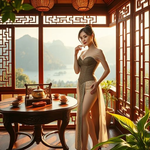 白云山脚下茶肆