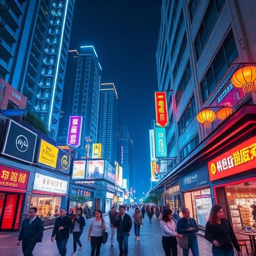 广州白云区夜景