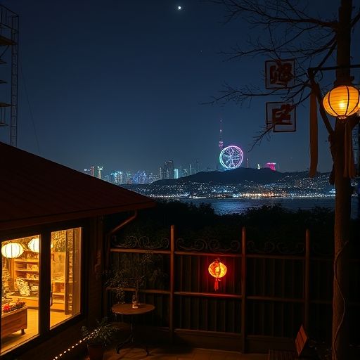夜晚茶肆