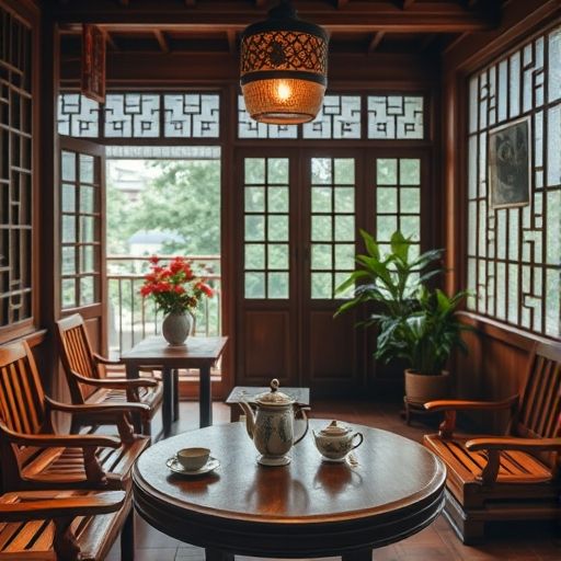 南山茶肆内部