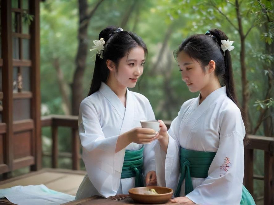 广州隐藏茶社的内部景象，光线柔和，环境私密，让人感到放松。