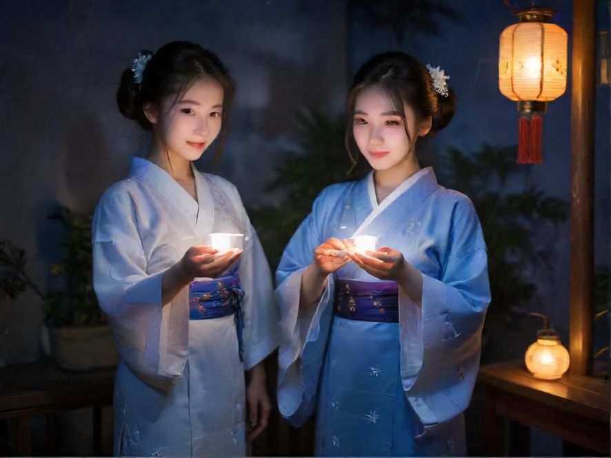 广州高端会所大堂，宽广的视角展示其奢华的风格，夜晚灯光璀璨，营造出高端的氛围。