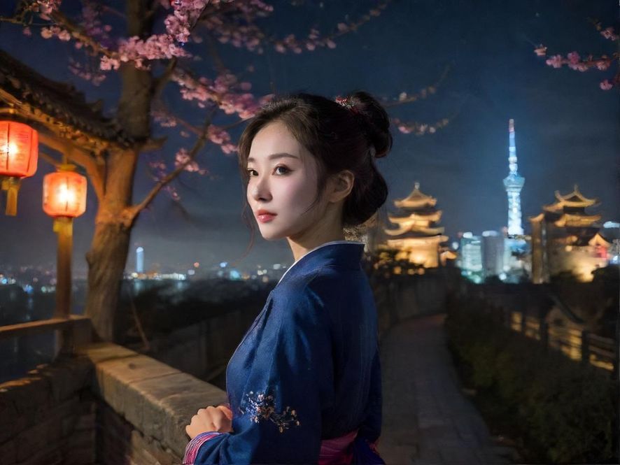 繁华都市夜景