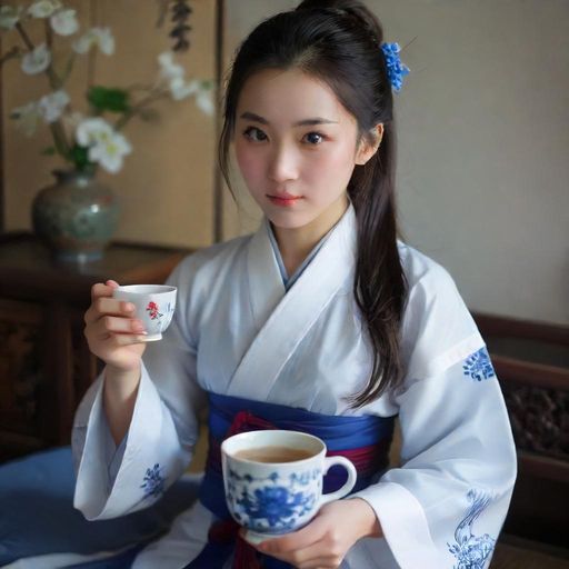 手机和茶杯在沙发上
