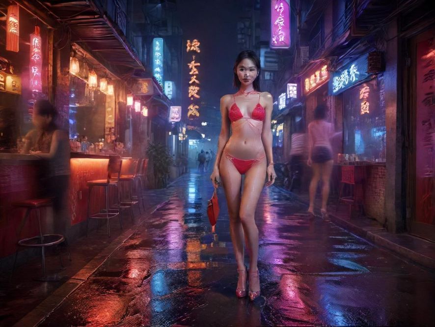深圳龙华蒲吧夜景