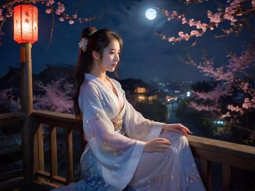 广州璀璨夜景，霓虹闪烁的夜场