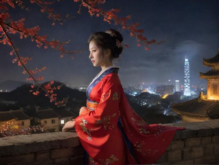 广州的繁华夜景，高楼林立，霓虹灯光璀璨，展现了这座城市的活力与魅力，暗示着夜生活的多彩选择。