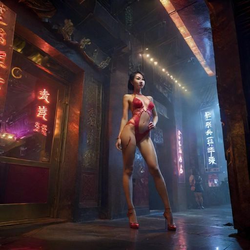 广州夜色下的休闲会所入口