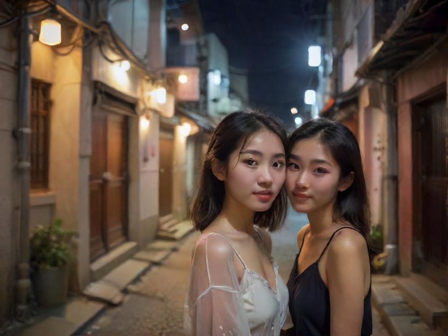 广佛街头夜景，探索城市隐藏角落
