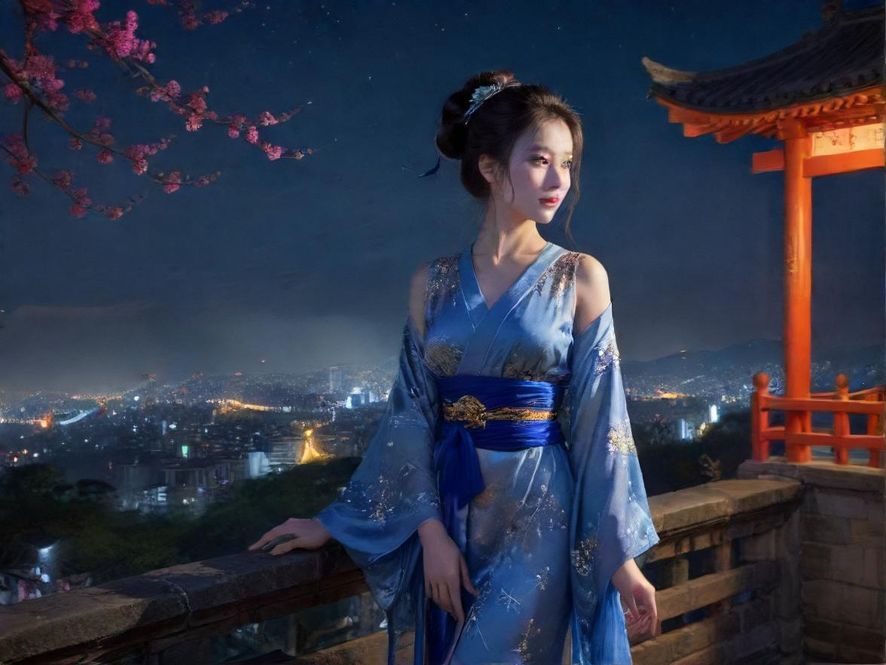 广州夜色中手机搜索