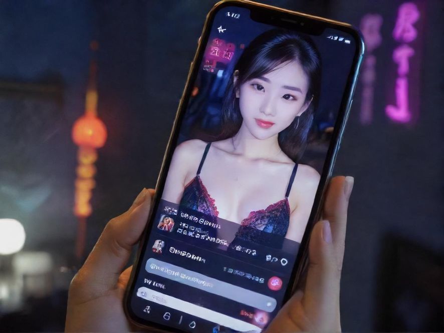 手机屏幕上显示夜蒲论坛的界面