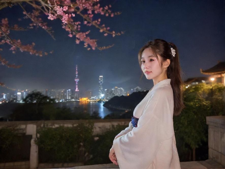 广州夜场会所夜景外观展示