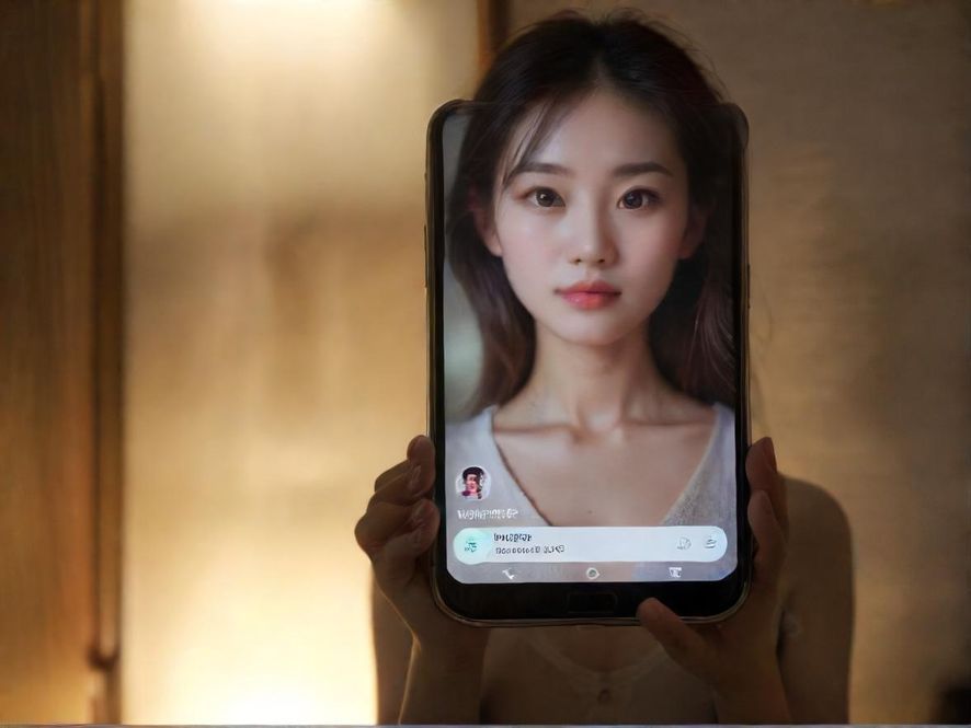手机屏幕上的微信聊天界面