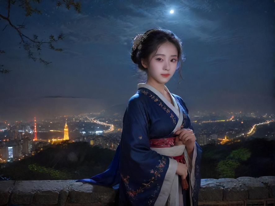 广州桑拿会所夜景外观