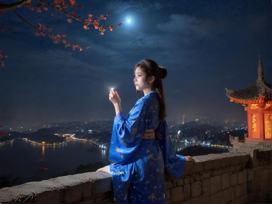 广州桑拿会所夜景外观