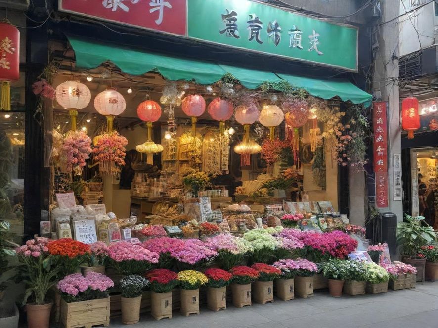 花都一家布置温馨的按摩店内部景象