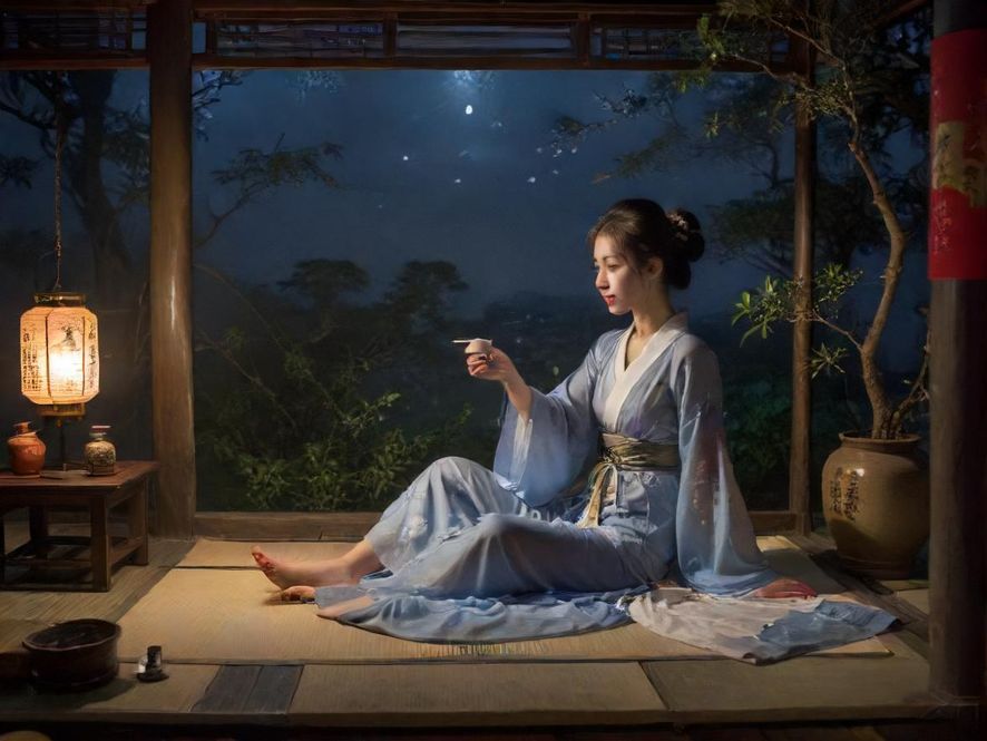 深圳罗湖蒲典夜场休闲茶室温馨场景