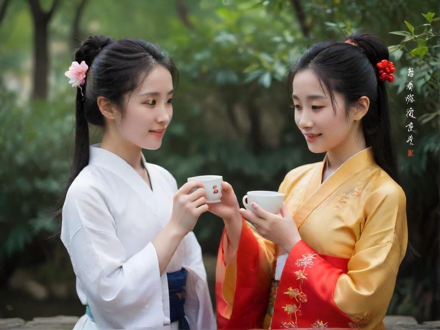 广州桑拿会所茶社一角