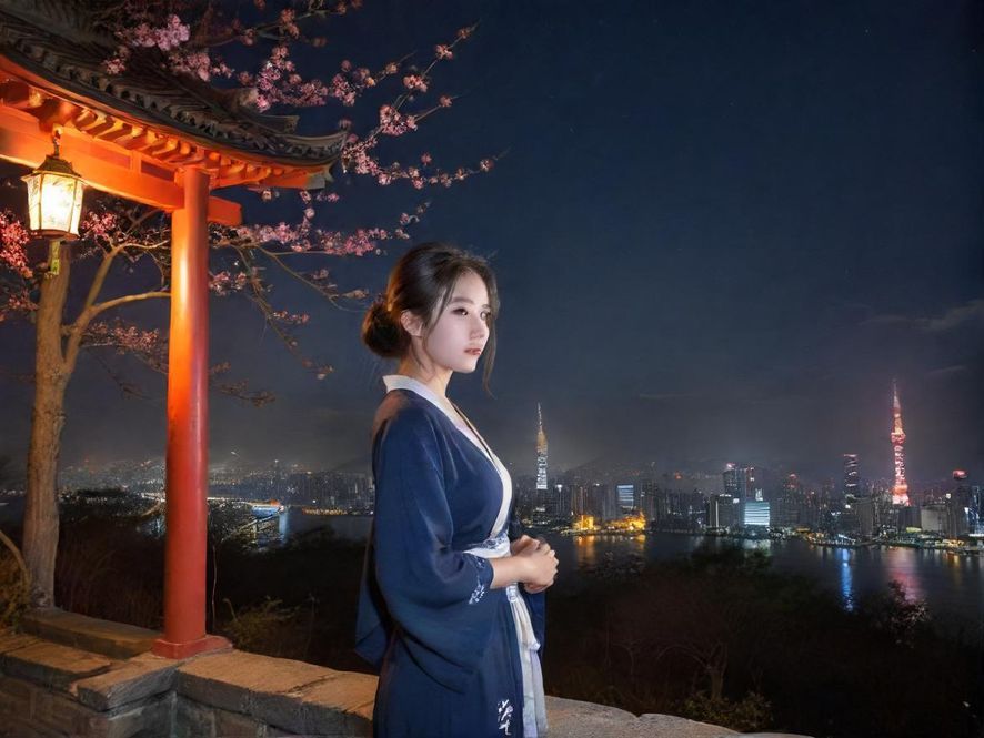 深圳夜场会所入口夜景展示