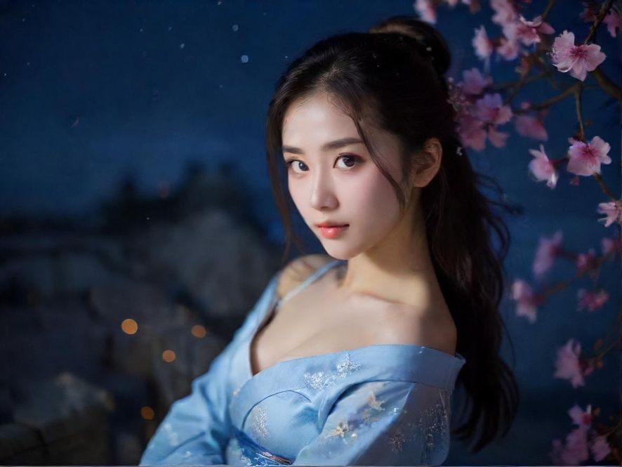 深圳夜场灯火辉煌场地背景