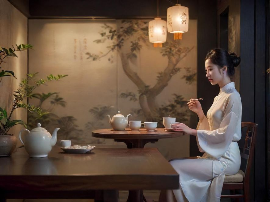 深圳宝安品茶工作室内部环境,雅致舒适的夜场氛围