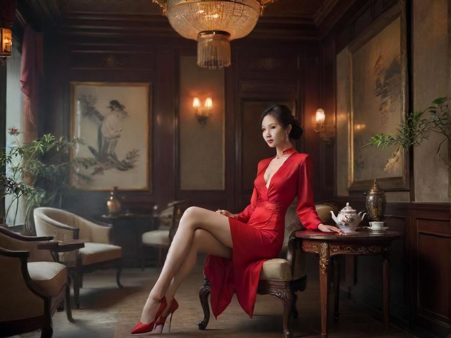 广州一处隐秘休闲场所的包间示意图