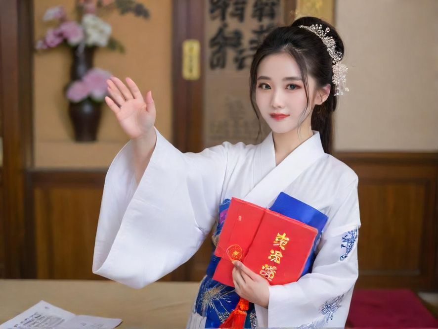 一位气质优雅的女性在深圳某私人会所内，享受休闲时光。