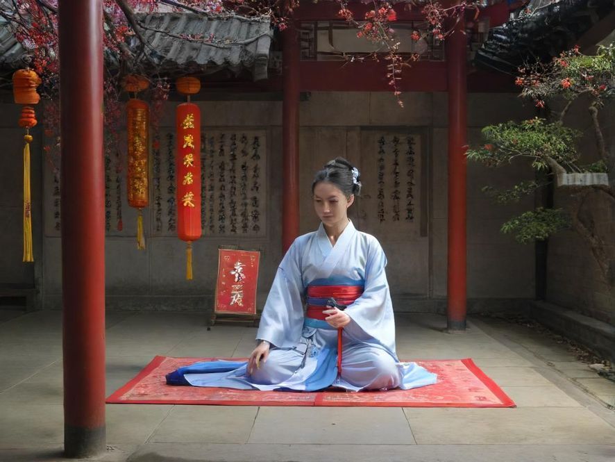 一位专业按摩师正在为顾客进行背部按摩，手法轻柔而有力，营造出放松治愈的氛围。