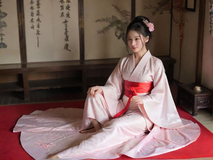 一位气质优雅的女性在深圳龙华高端美女工作室的现代室内环境中，面带亲切笑容。